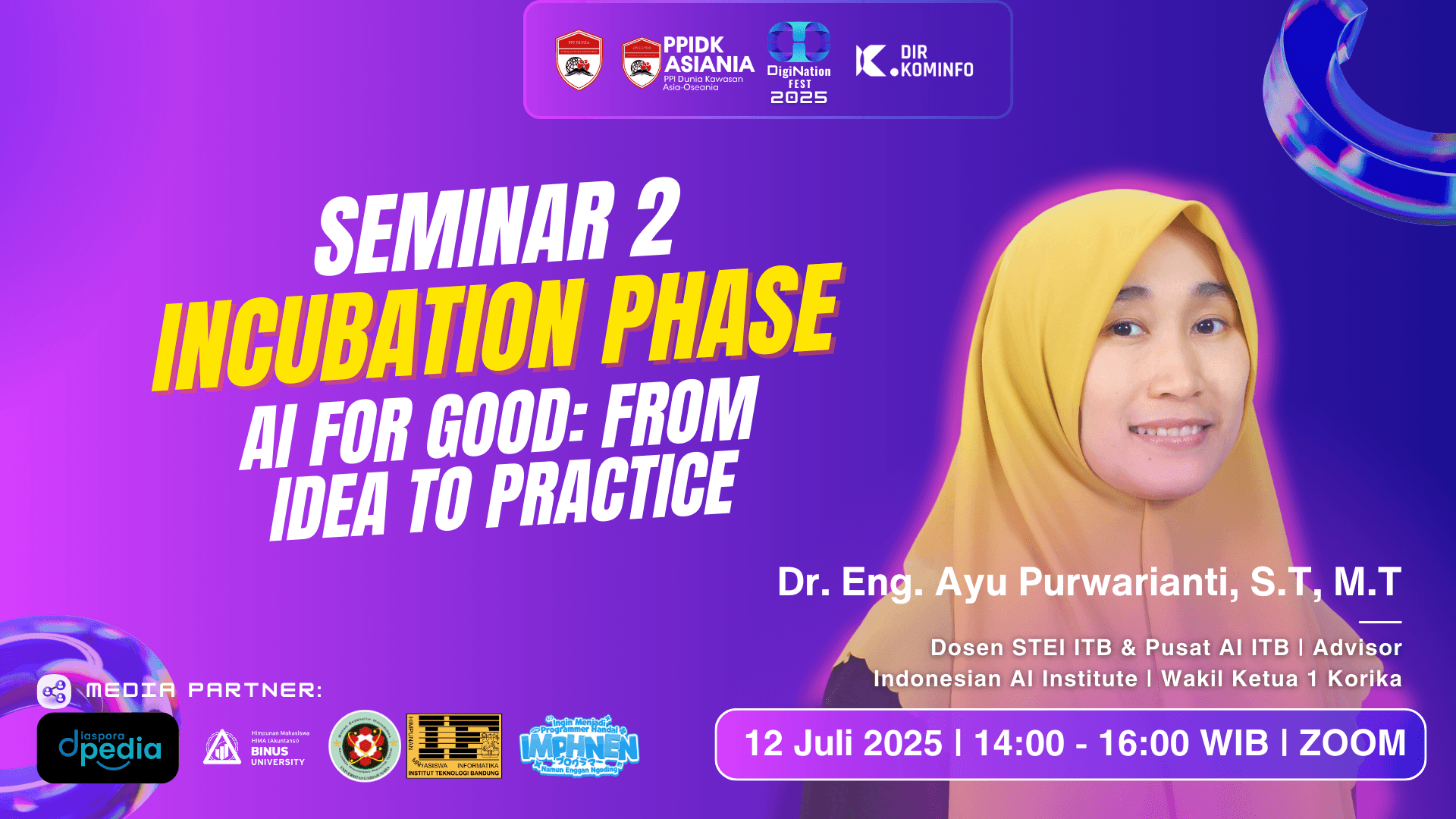 AI for Good: From Idea to Practice workshop flyer